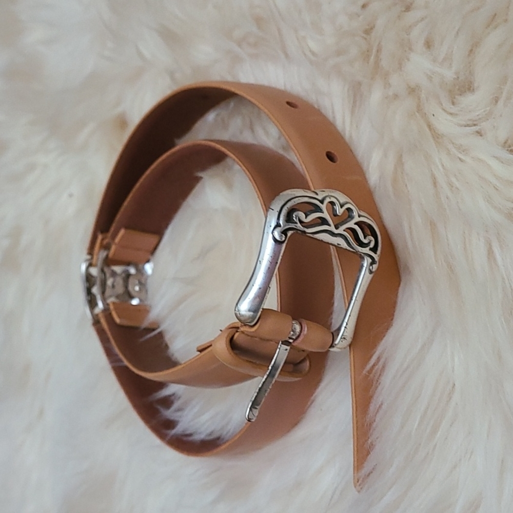A. BROD Genuine Leather Tan Belt
